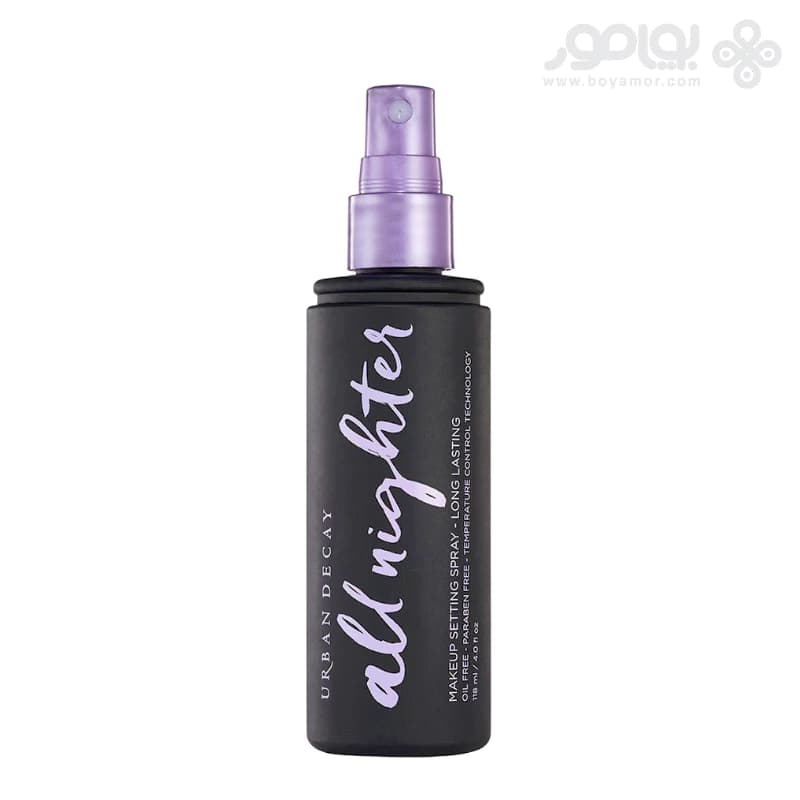 اسپری فیکس آرایش اربن دیکی مدل ALL NIGHTER حجم 118 میل — تصویر ۲