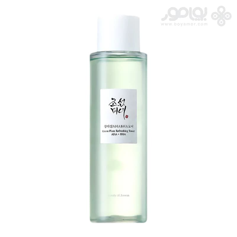 تونر لایه بردار بیوتی آو جوسان مدل GREEN PLUM حجم 150 میل