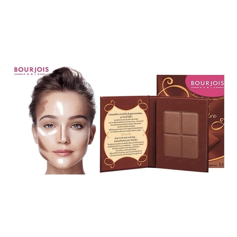 پودر برنزه شکلاتی DELICE DE POUDRE بورژوآ BOURJOIS (شماره ۵۱) — تصویر ۴