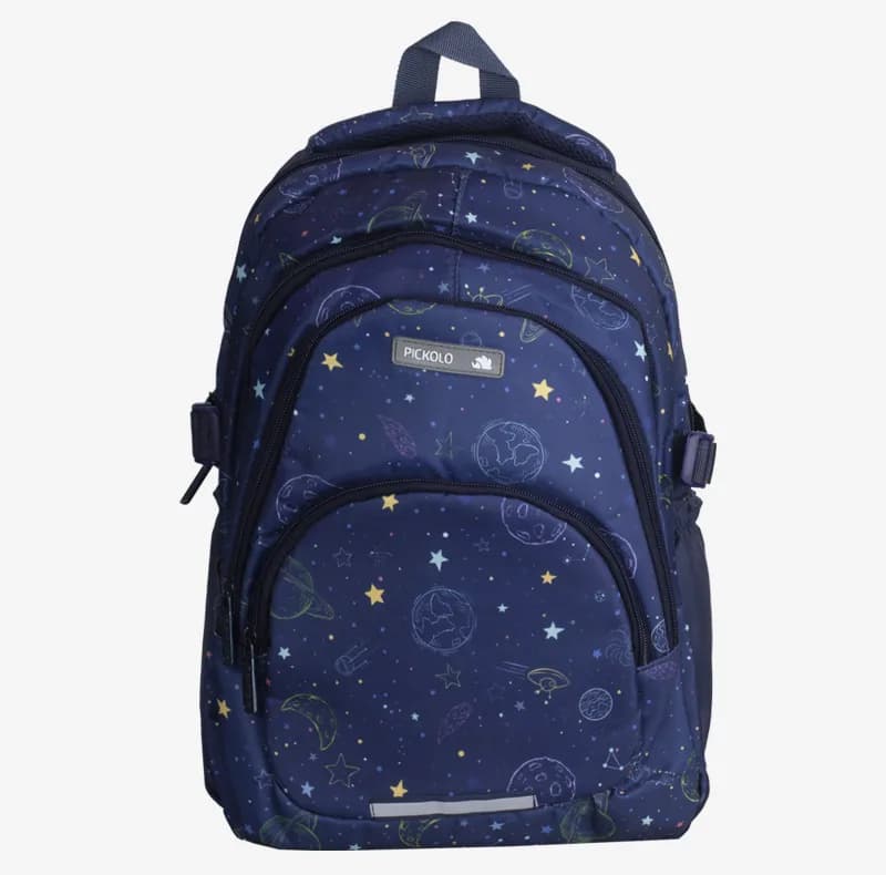 کوله پشتی مدرسه مدل طرح دار space — تصویر ۲