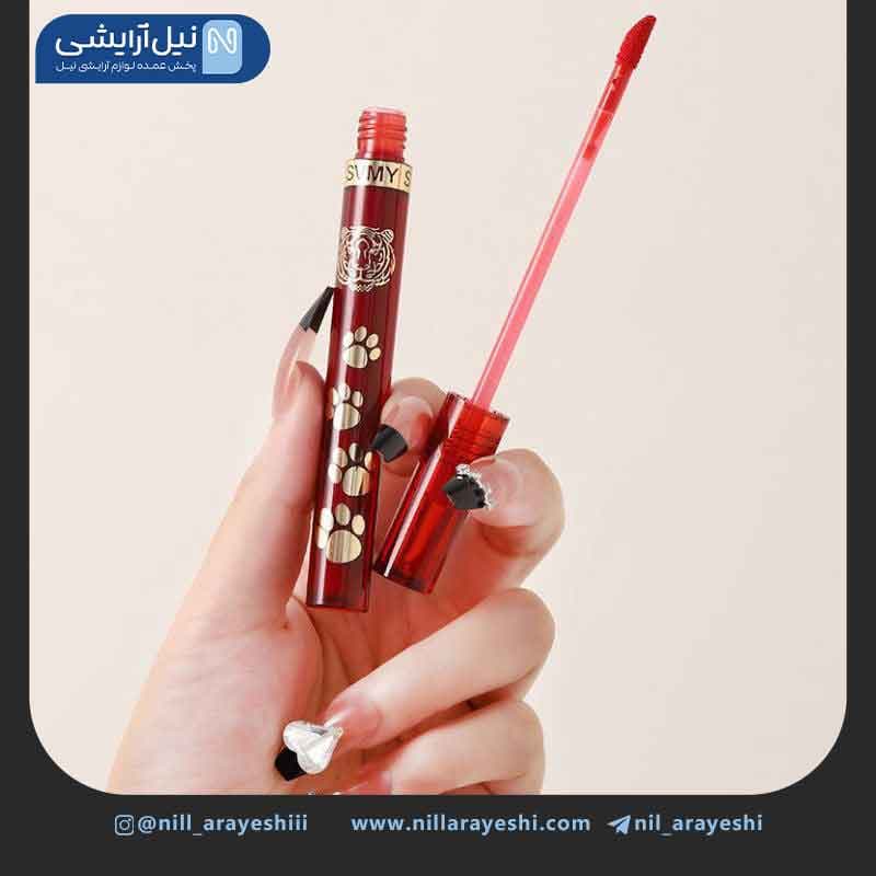 رژ لب مایع طرح پنجه گربه اس وی ام وای کد 1067 — تصویر ۲