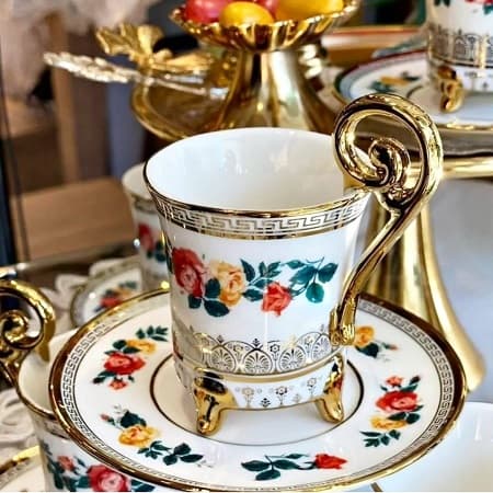 ست سرویس قهوه خوری ترک برند kosova — تصویر ۳