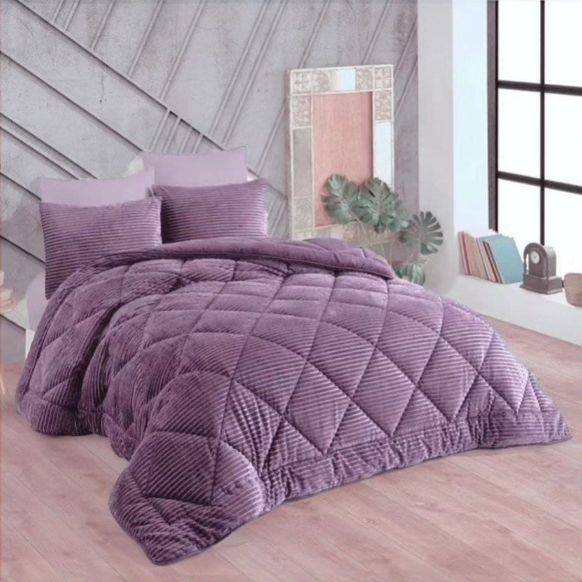 رو تختی مخمل دو نفره ترک BOTTEGA HOME — تصویر ۲