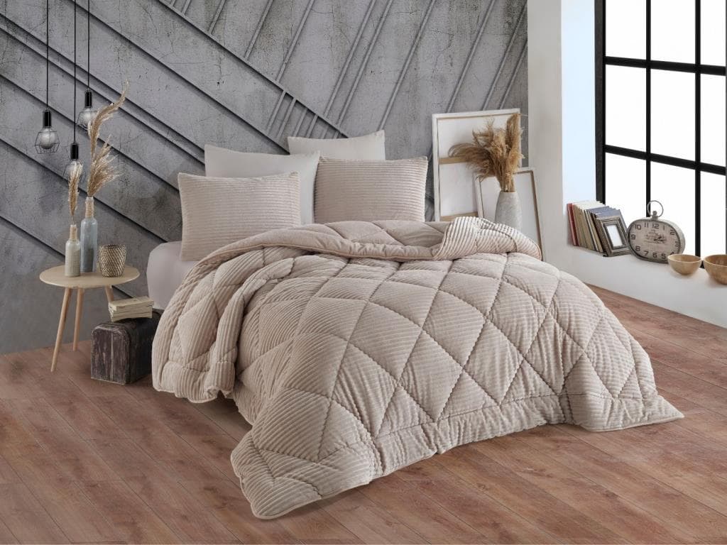 رو تختی مخمل دو نفره ترک BOTTEGA HOME — تصویر ۴