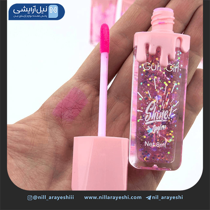 برق لب شاین دار حرارتی گالف گرل کد gp954 — تصویر ۲