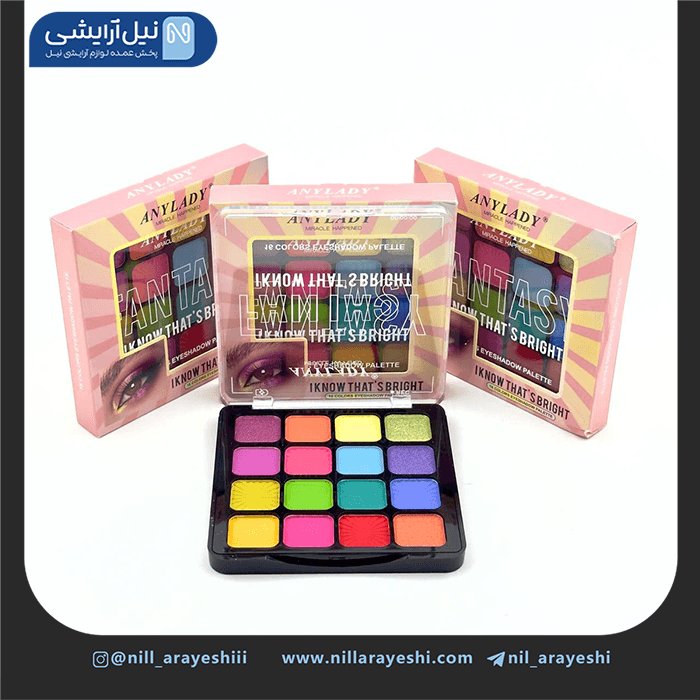 پالت سایه شانزده رنگ آنی لیدی کد 8293 — تصویر ۴
