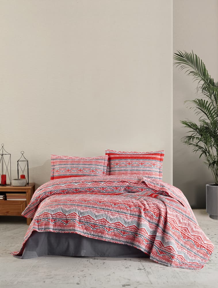 رو تختی پنبه دوزی ترک دونفره سه تکه نیو هوم New Home-Marlie