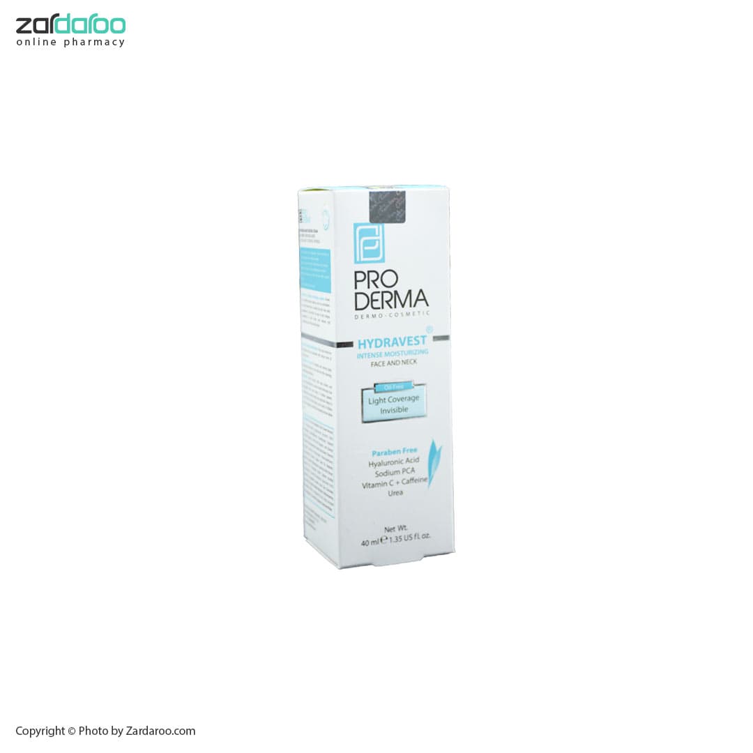 کرم مرطوب کننده قوی صورت و گردن هیدرا وست پرودرما Proderma