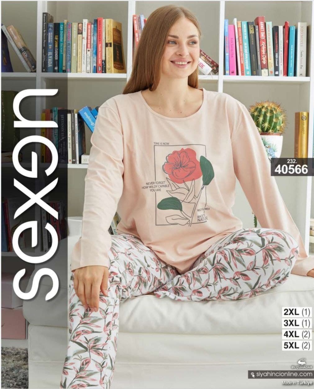 ست بلوز و شلوار سایز بزرگ زنانه ترک 40566