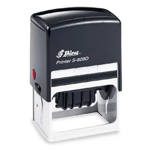 دستگاه مهر شاینی تاریخ دار مدل S-828-D سایز 33 × 56