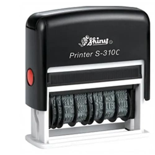دستگاه مهر شاینی مدل S-310-C نمراتور 13 رقم جای ژلاتین