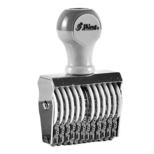 دستگاه مهر شاینی نمراتور 12 رقم مدل N-312 سایز 5 میل