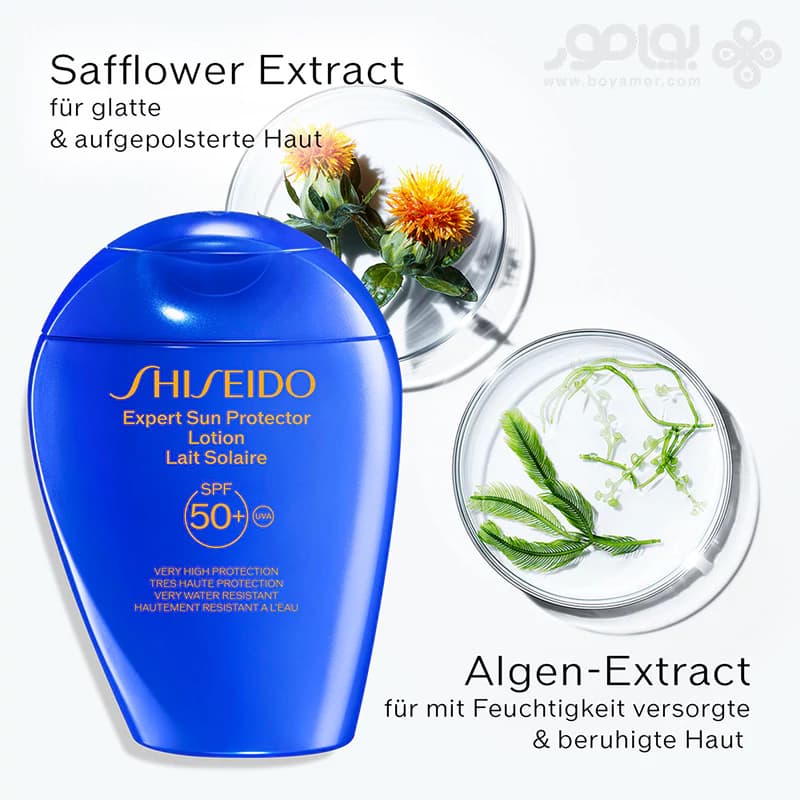 لوسیون ضد آفتاب شیسیدو مدل +EXPERT SPF50 با خواص ضد پیری — تصویر ۲