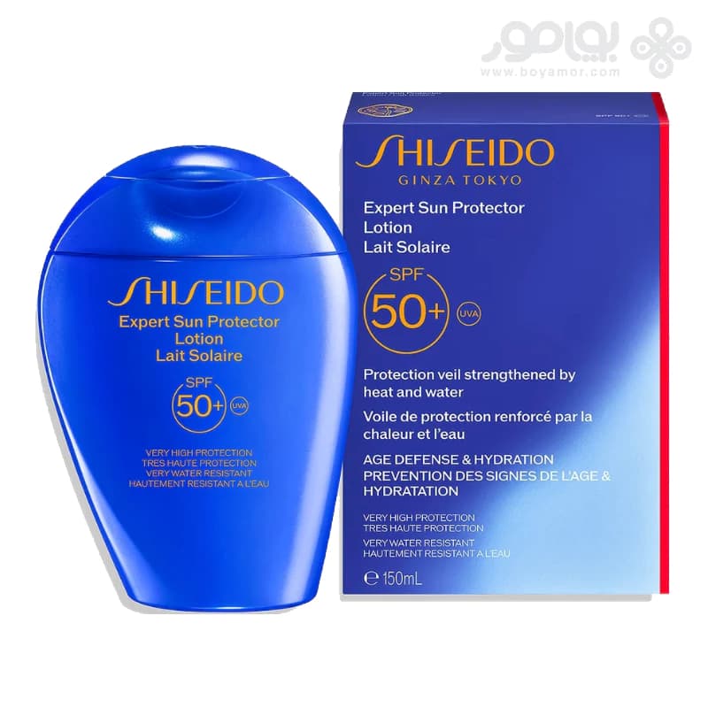 لوسیون ضد آفتاب شیسیدو مدل +EXPERT SPF50 با خواص ضد پیری — تصویر ۳