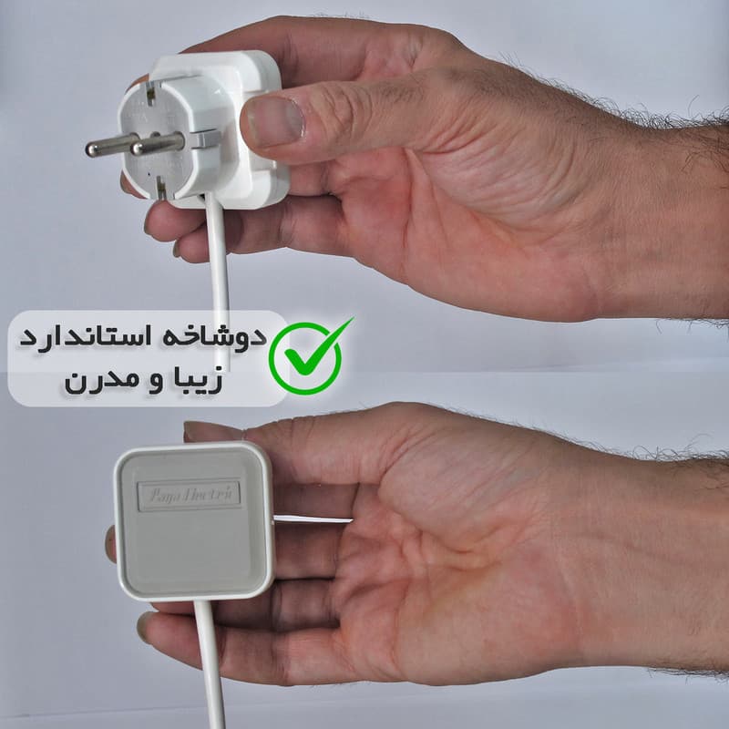 کابل سیار مدل ضامن دار طول 4 متر — تصویر ۳
