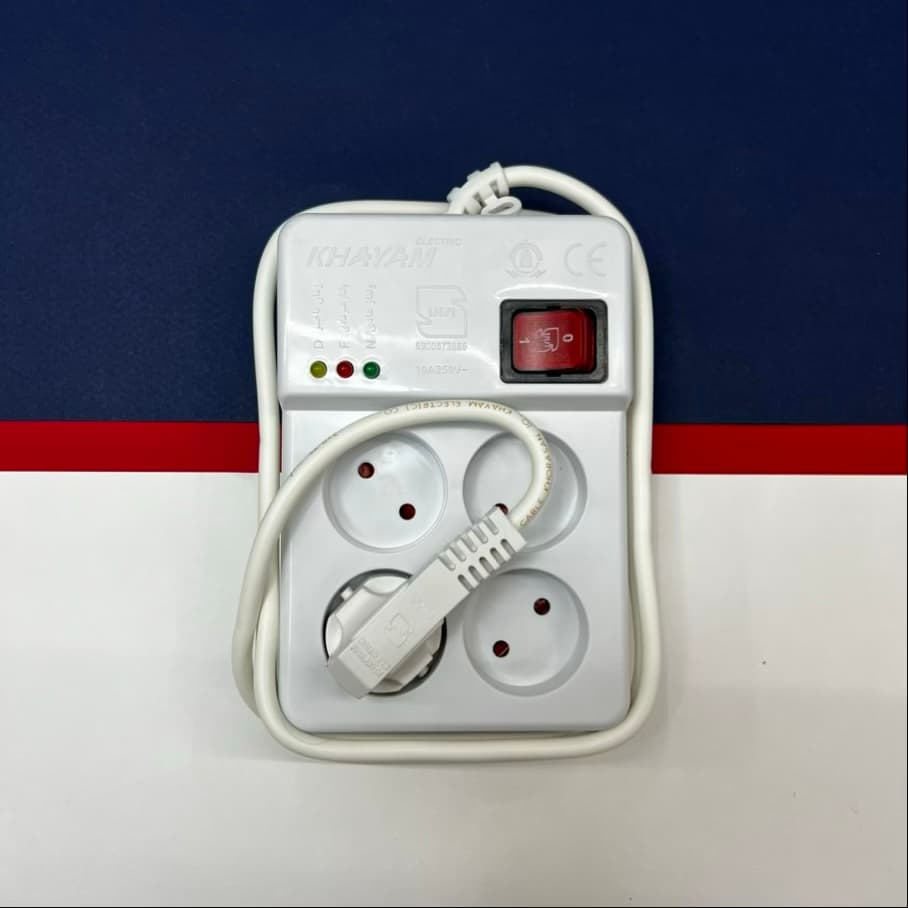 محافظ ولتاژ خیام الکتریک طول 1.8 متر مناسب صوتی تصویری — تصویر ۳