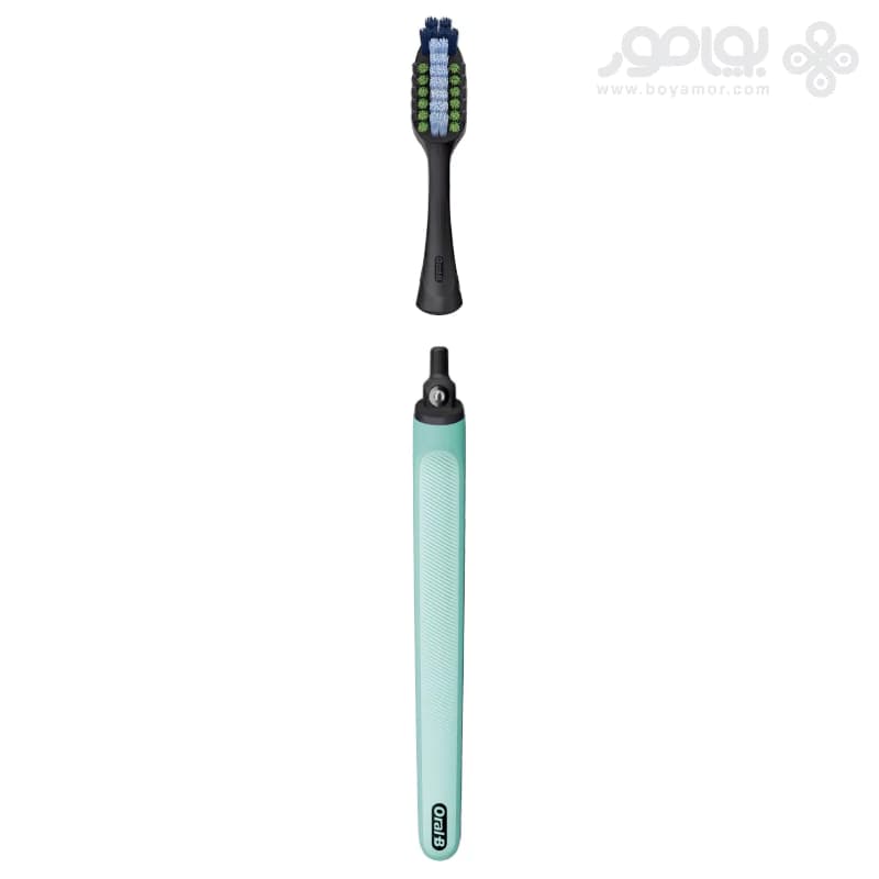 مسواک اورال بی سری CLIC مدل MULTIBENEFIT رنگ TEAL — تصویر ۲