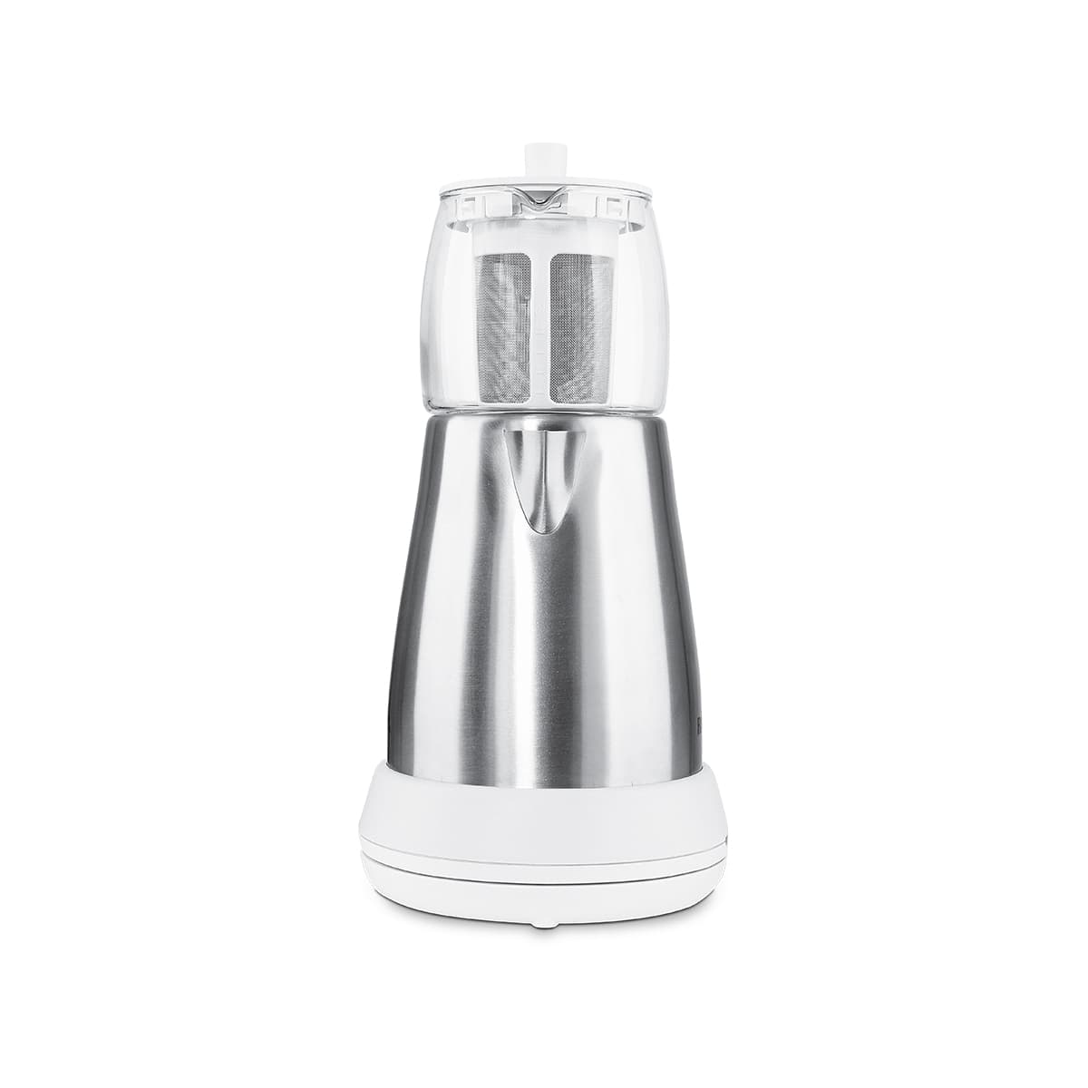 چای ساز برقی 1650 وات 0.7 + 1.8 لیتر استیل مات آلفالوکس رابیلوکس 111401 — تصویر ۲