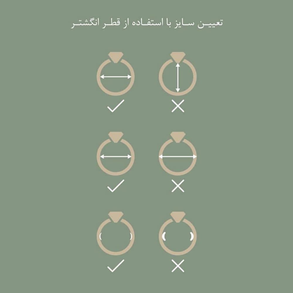 انگشتر گیوی مدل کیا کد RH166 — تصویر ۵