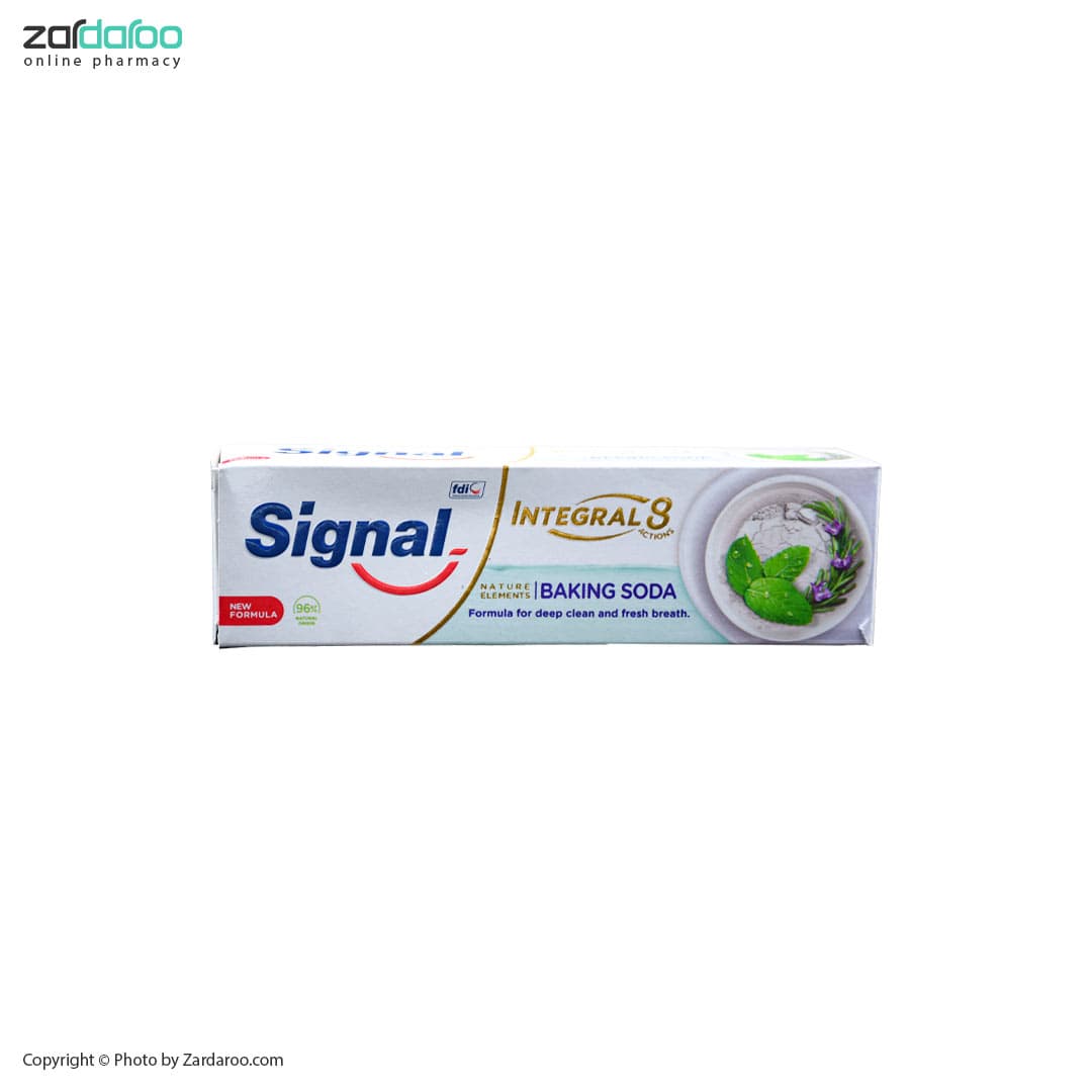 خمیر دندان اینتگرال 8 حاوی بیکینگ سودا سیگنال Signal