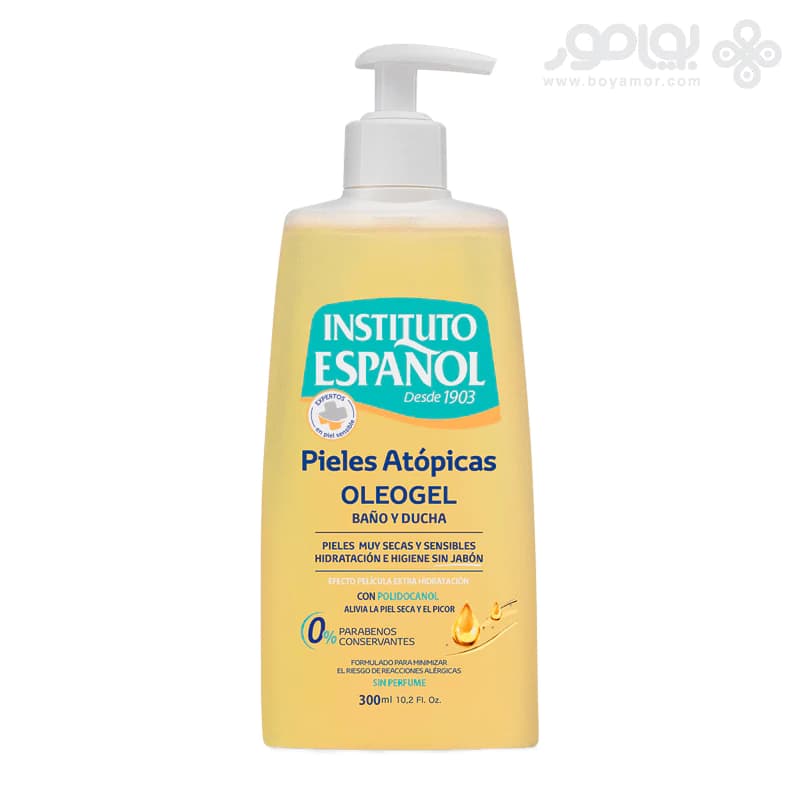 روغن دوش اسپانول مدل ATOPIC SKIN مناسب پوست حساس