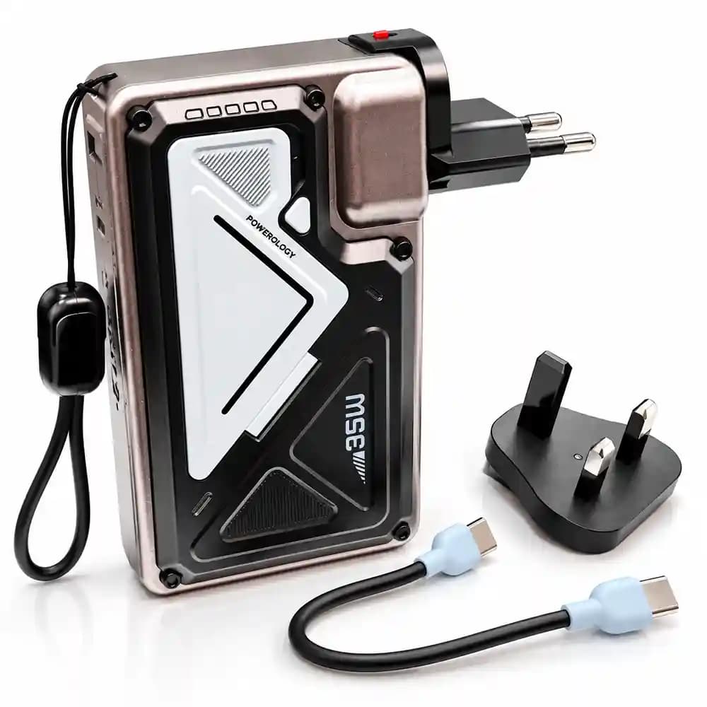 پاوربانک و شارژر دیواری Powerology مدل PPBMH104 | ظرفیت 20000mAh + شارژ بی‌سیم 15W — تصویر ۸