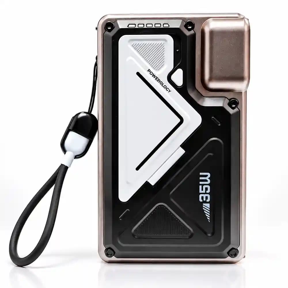 پاوربانک و شارژر دیواری Powerology مدل PPBMH104 | ظرفیت 20000mAh + شارژ بی‌سیم 15W — تصویر ۶