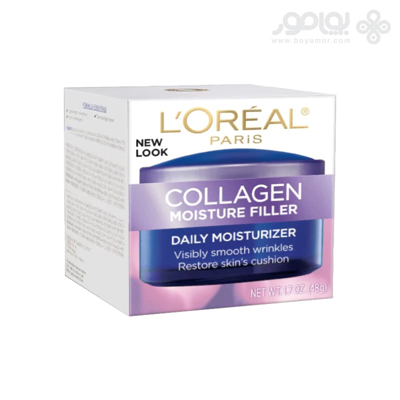 کرم آبرسان و پر کننده لورال مدل COLLAGEN MOISTURE FILLER