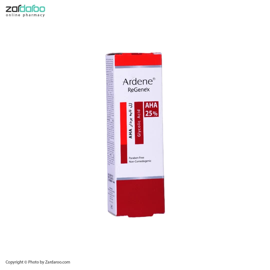 ژل لایه بردار صورت AHA25% آردن ریجنکس Regenex