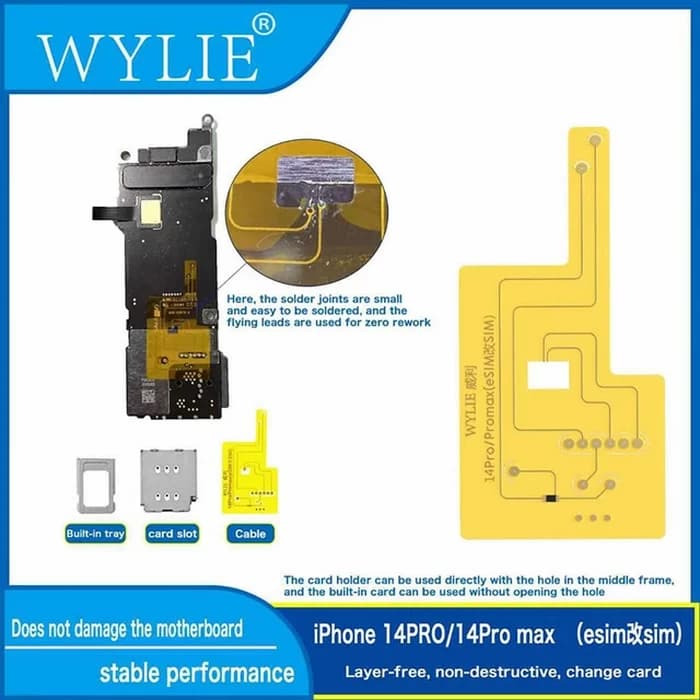 کیت تبدیل eSIM به دو سیم WYLIE (14P/14PM)
