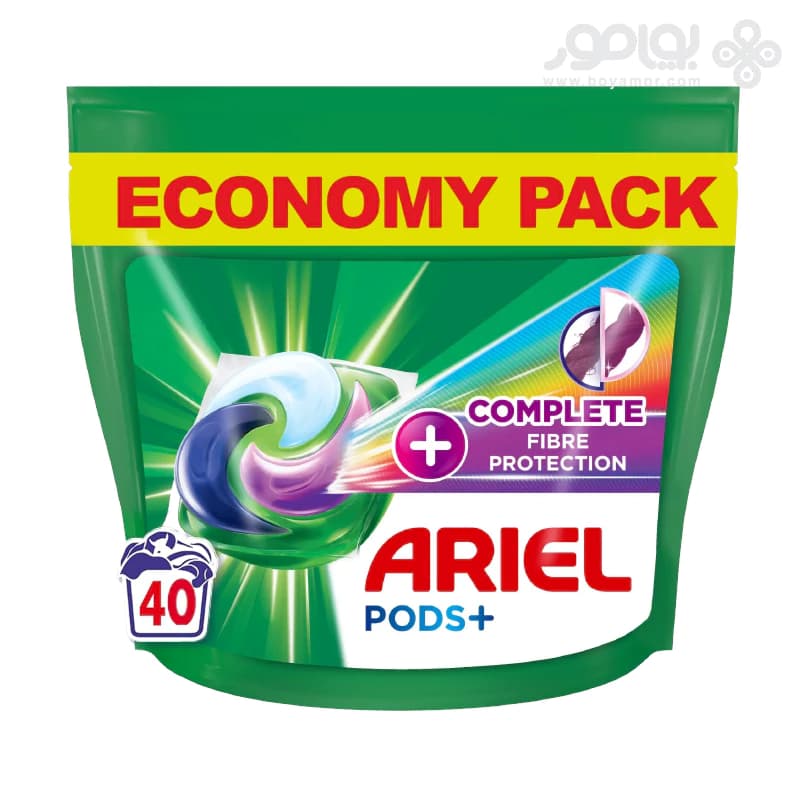 قرص ماشین لباسشویی آریل مدل ECONOMY بسته 40 عددی
