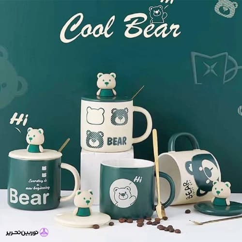 ماگ سرامیکی دورنگ خرسی 541-41 — تصویر ۲