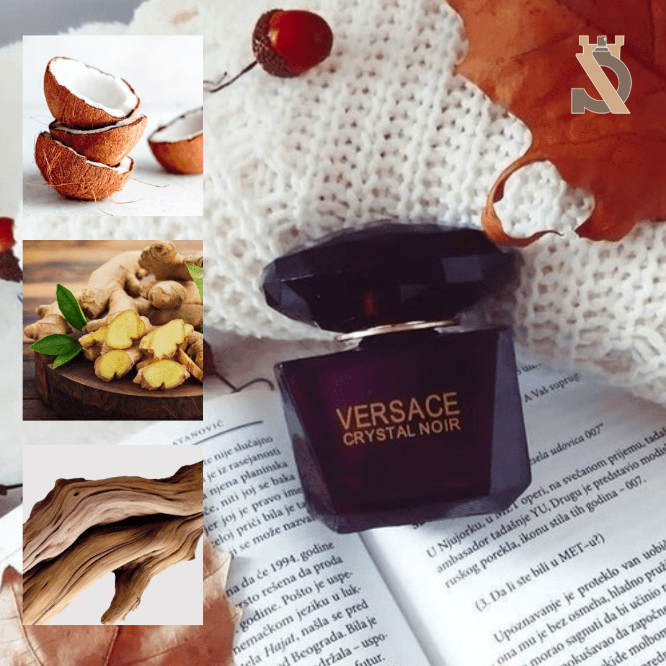 اسانس ورساچه کریستال نویر VERSACE CRYSTAL NOIR — تصویر ۲