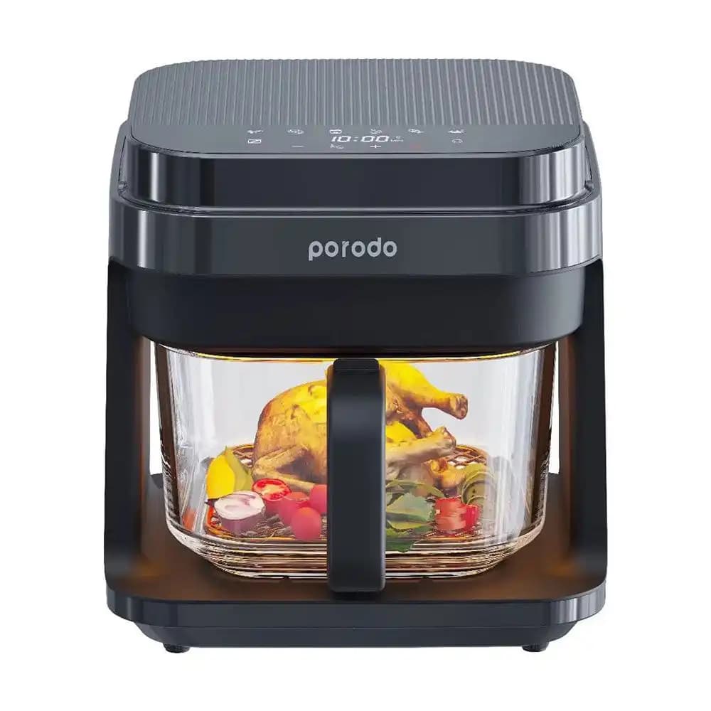 سرخ کن بدون روغن پوردو 5.5 لیتری مدل Full Glass Air Fryer — تصویر ۸