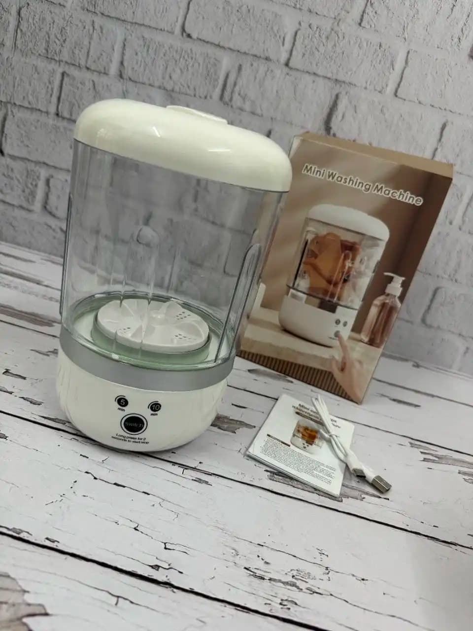 مینی ماشین لباسشویی قابل حمل مدل JX-168 — تصویر ۳