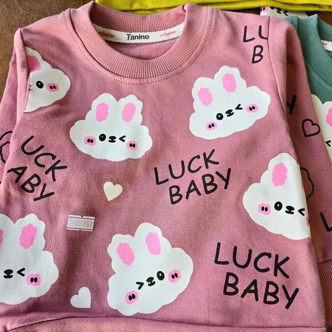 بلوز شلوار خرگوش Luck سایز 40،45 کد 4031 — تصویر ۲