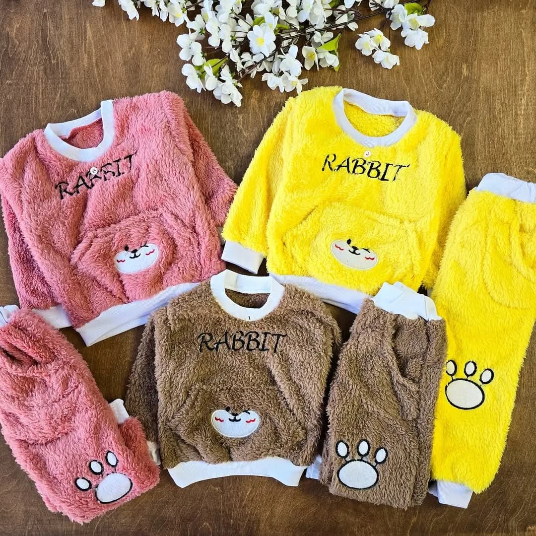 بلوز شلوار پولیشی Rabbit کد 3988