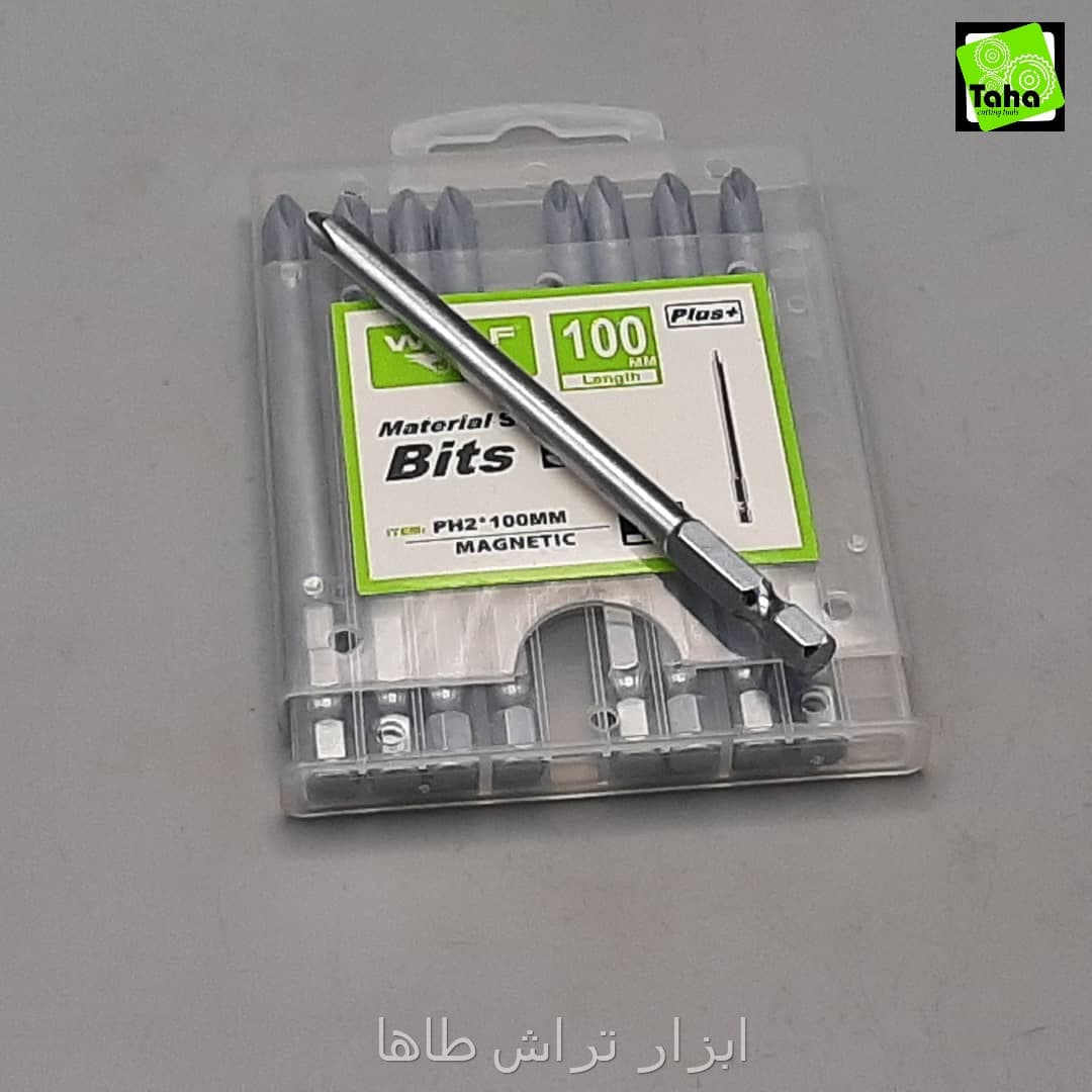 نوک پیچ گوشتی4سو10سانتPH2 ولف تایوان