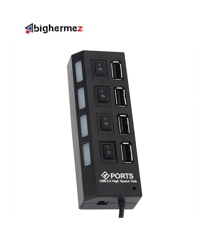 هاب 4پورت کلیددار مدل HI-SPEED