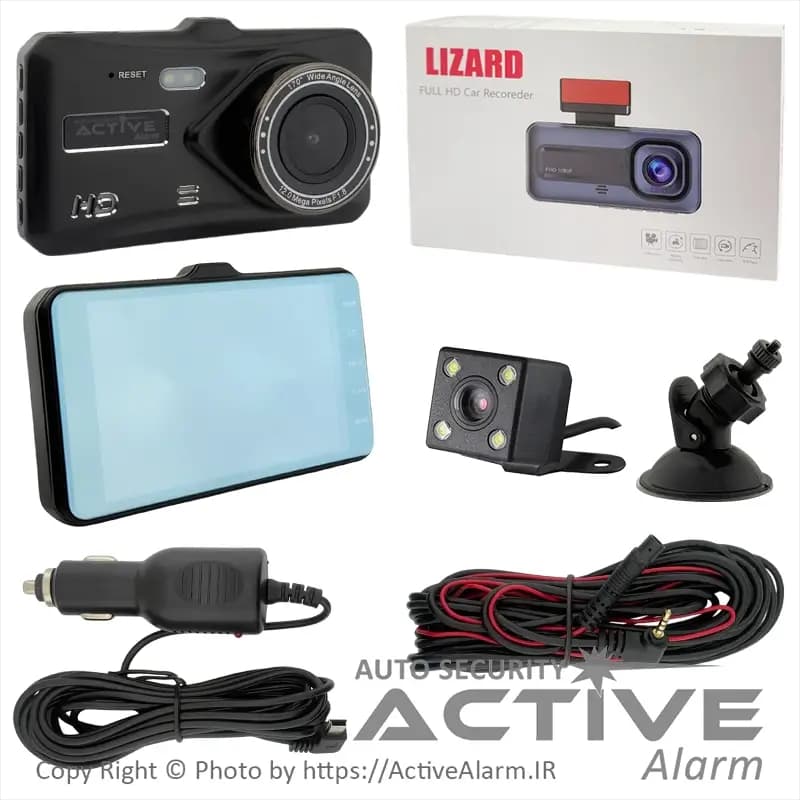دوربین ثبت وقایع Lizard مدل V6 دو دوربین