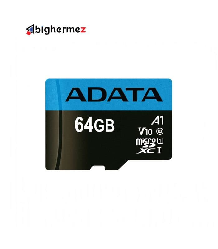 کارت حافظه microSDHC ای دیتا مدل V10 R100 W25+A DP ظرفیت 64 گیگابایت — تصویر ۲