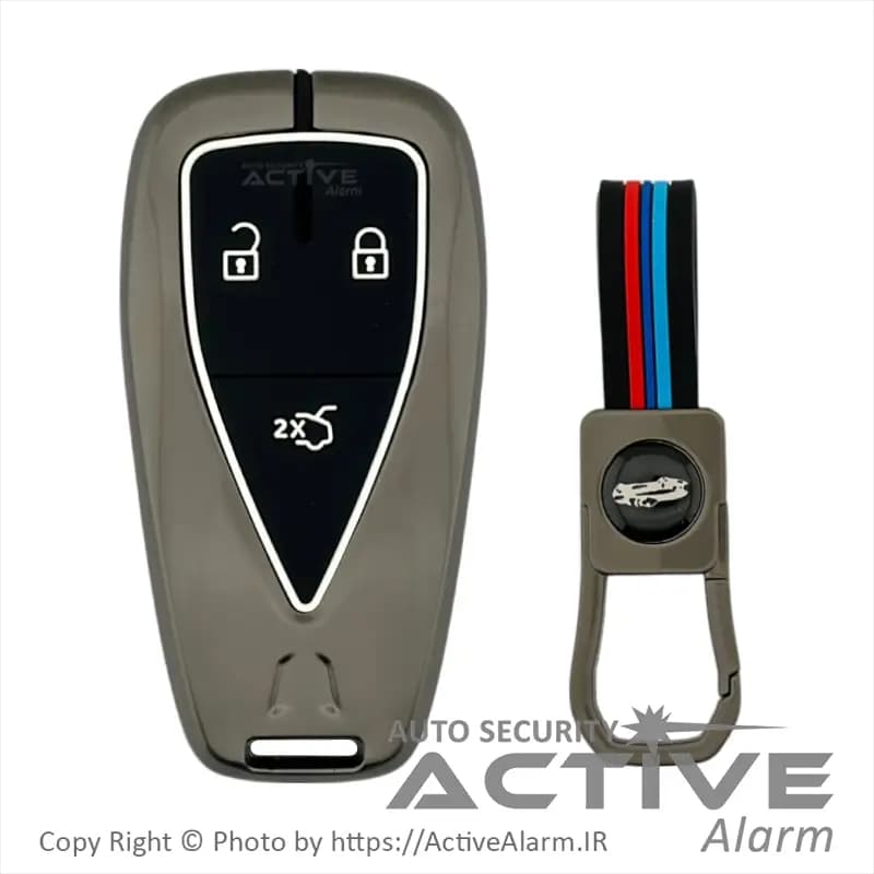 کاور فلزی سیلیکونی ریموت فابریک چانگان CS55 (سه دکمه)