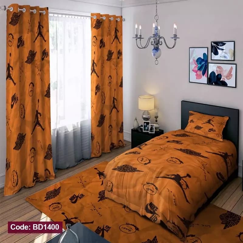 ست کامل ژورنالی روتختی چاپی پسرانه طرح بسکتبال کد bd1400 (پس کرایه)