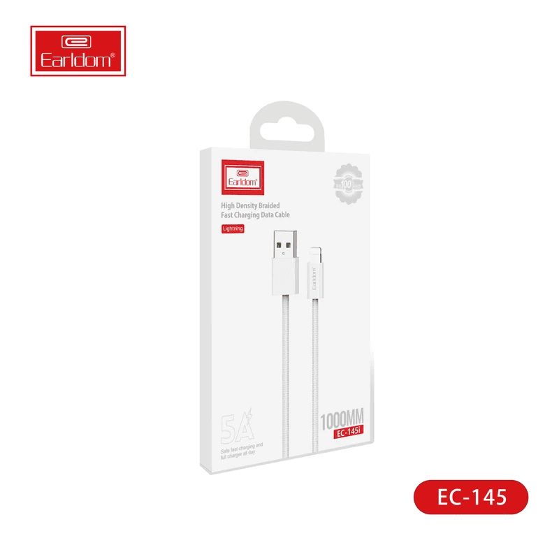 کابل شارژ USB به لایتنینگ Earldom مدل EC-145i