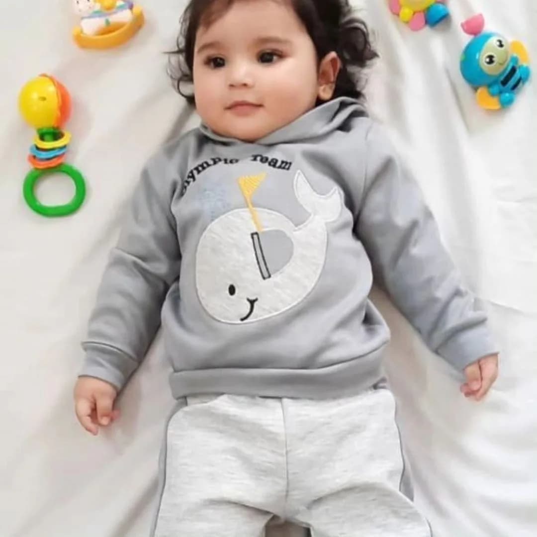 هودی شلوار طرح نهنگ کد 3430 — تصویر ۵