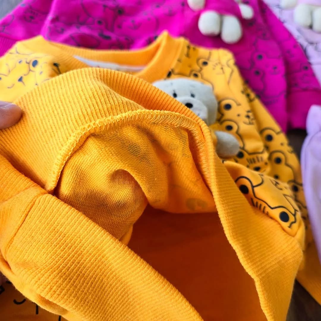 بلوز شلوار خرس عروسک دار کد 3858 — تصویر ۳