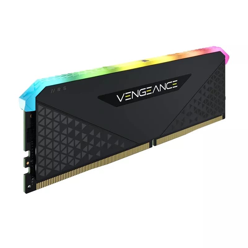 رم دسکتاپ DDR4 تک کاناله 3600 مگاهرتز CL18 کورسیر مدل VENGEANCE RGB RS ظرفیت 16 گیگابایت