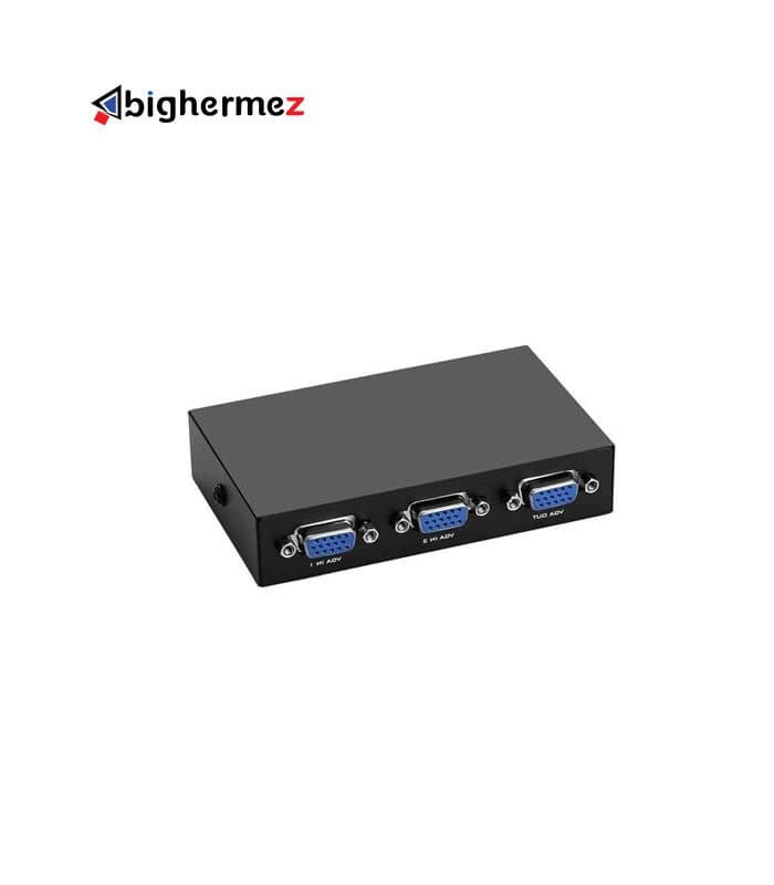 دیتا سوئیچ ۱ به ۲ VGA دستی کایزر مدل KC-8