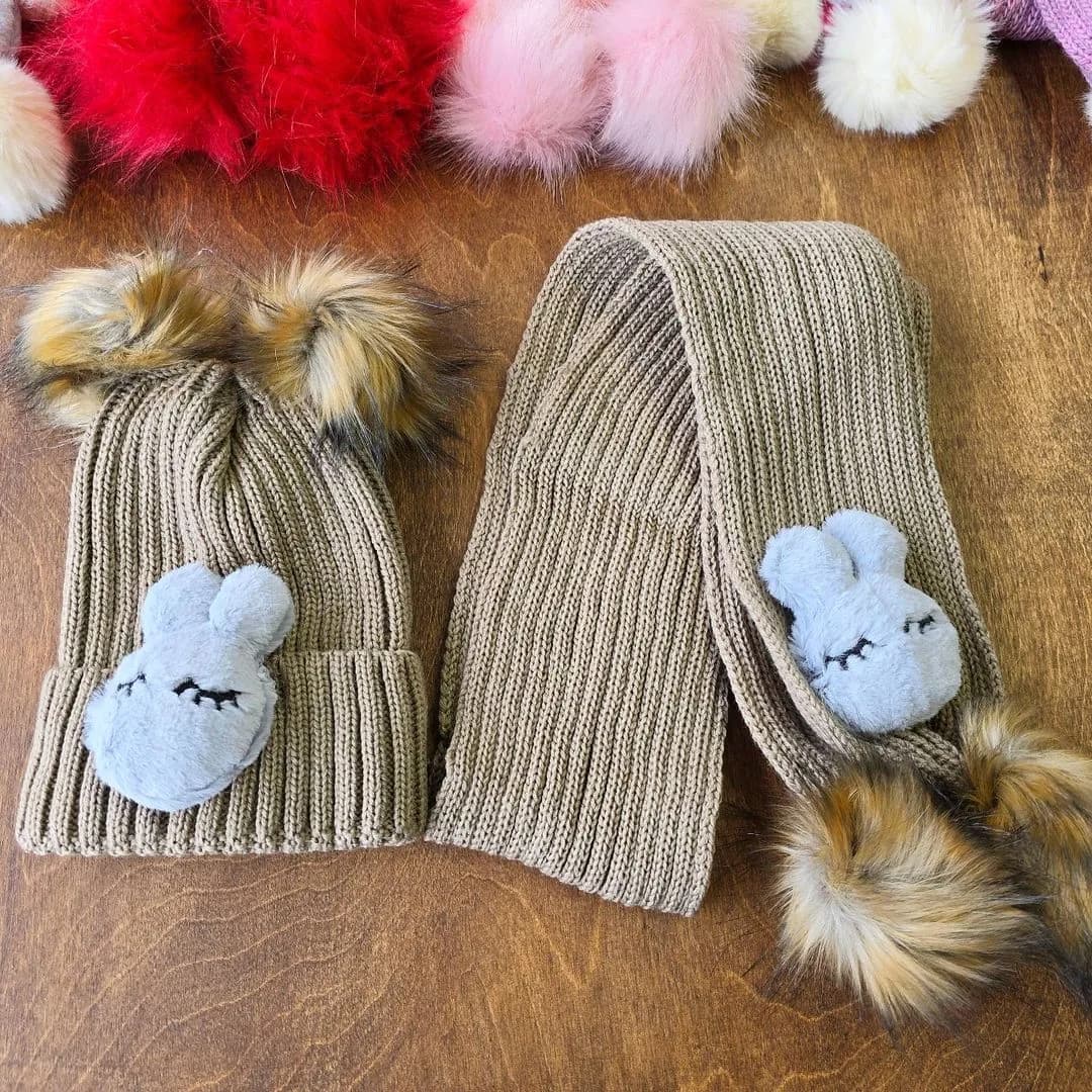شال کلاه بافت خرگوش Rabbit کد 3723 — تصویر ۲