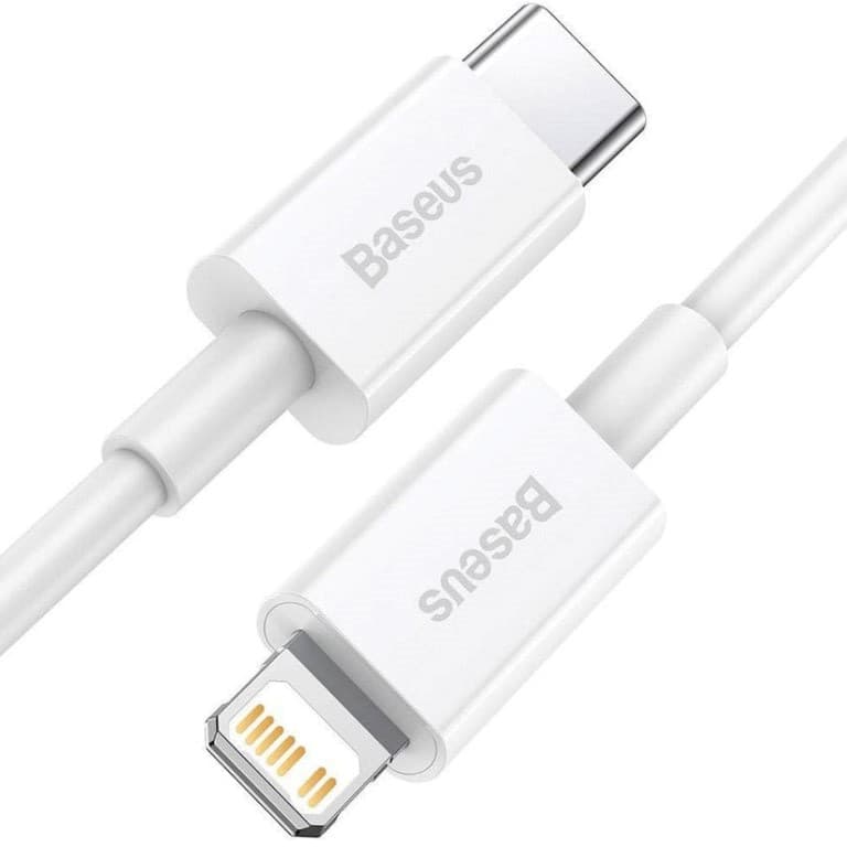 کابل شارژ ودیتا Type C به Lightning 1.5 متری فست PD 20W Baseus CATLYS-B02 با گارانتی یاس ارتباط — تصویر ۲